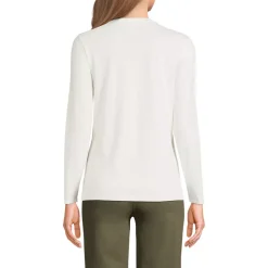 Supima Cotton Long Sleeve Crewneck T-Shirt
