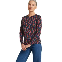 Supima Cotton Long Sleeve Crewneck T-Shirt