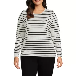 Supima Cotton Long Sleeve Crewneck T-Shirt