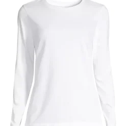 Supima Cotton Long Sleeve Crewneck T-Shirt