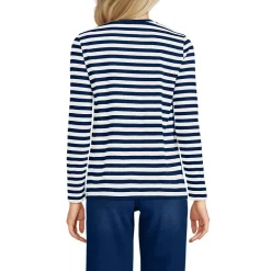 Supima Cotton Long Sleeve Crewneck T-Shirt