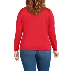 Supima Cotton Long Sleeve Crewneck T-Shirt
