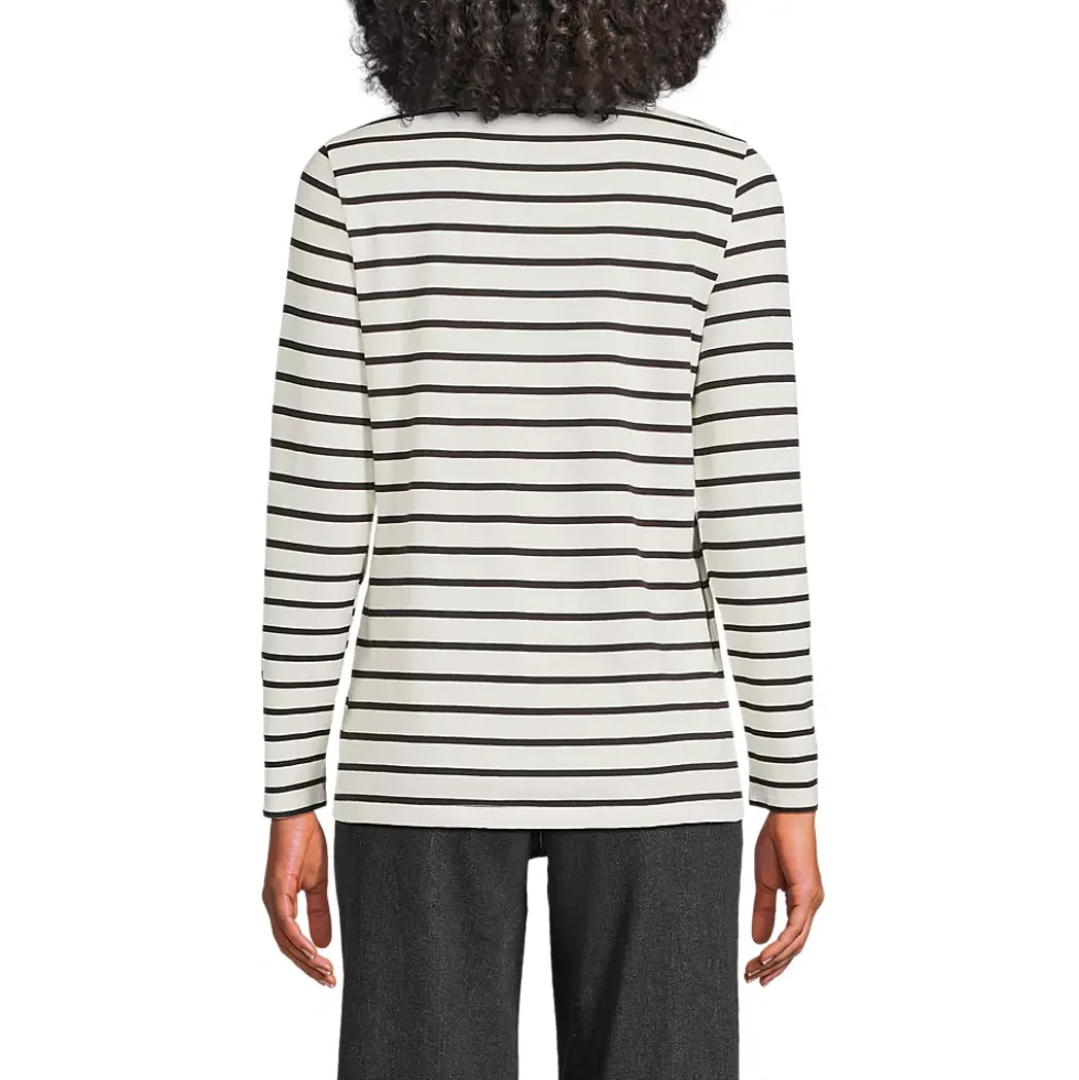 Supima Cotton Long Sleeve Crewneck T-Shirt