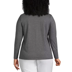 Supima Cotton Long Sleeve Crewneck T-Shirt