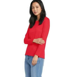 Supima Cotton Long Sleeve Crewneck T-Shirt