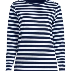 Supima Cotton Long Sleeve Crewneck T-Shirt