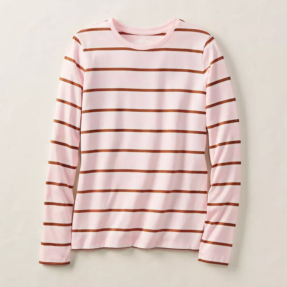 Supima Cotton Long Sleeve Crewneck T-Shirt
