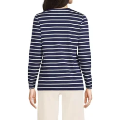 Supima Cotton Long Sleeve Crewneck T-Shirt