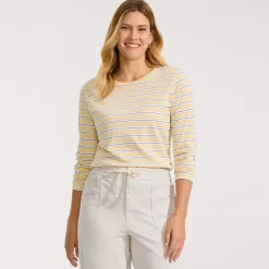 Supima Cotton Long Sleeve Crewneck T-Shirt