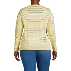 Supima Cotton Long Sleeve Crewneck T-Shirt