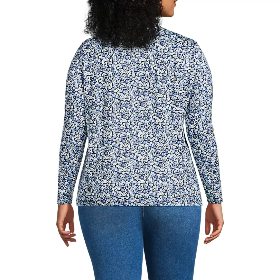 Supima Cotton Long Sleeve Crewneck T-Shirt