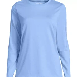 Supima Cotton Long Sleeve Crewneck T-Shirt
