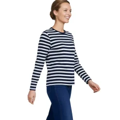 Supima Cotton Long Sleeve Crewneck T-Shirt