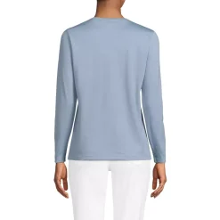 Supima Cotton Long Sleeve V-Neck T-Shirt