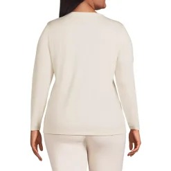 Supima Cotton Long Sleeve V-Neck T-Shirt