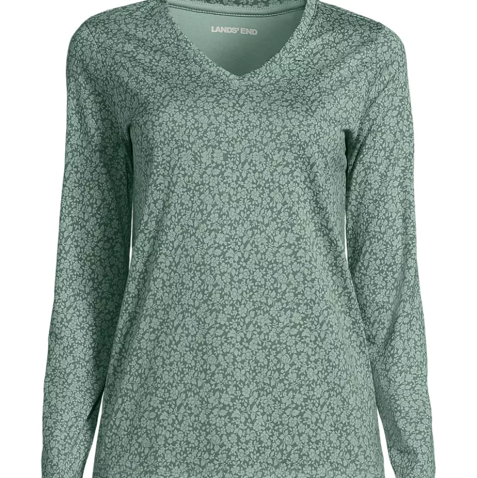 Supima Cotton Long Sleeve V-Neck T-Shirt