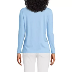 Supima Cotton Long Sleeve V-Neck T-Shirt
