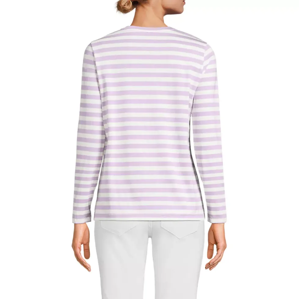 Supima Cotton Long Sleeve V-Neck T-Shirt