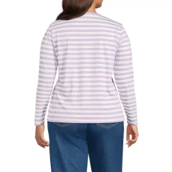 Supima Cotton Long Sleeve V-Neck T-Shirt