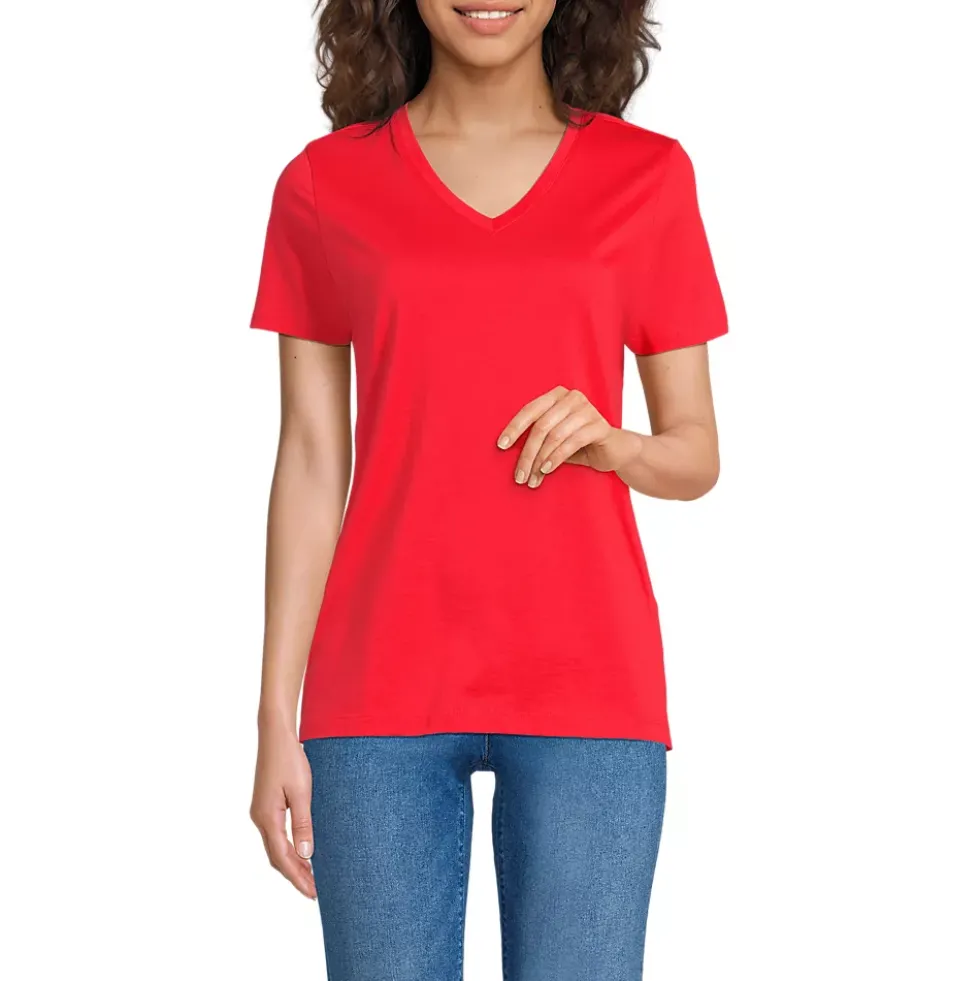 Supima Cotton V-Neck T-Shirt