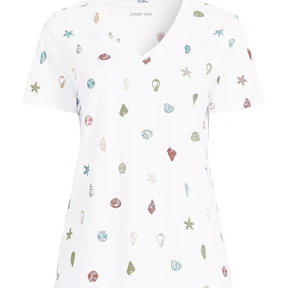 Supima Cotton V-Neck T-Shirt
