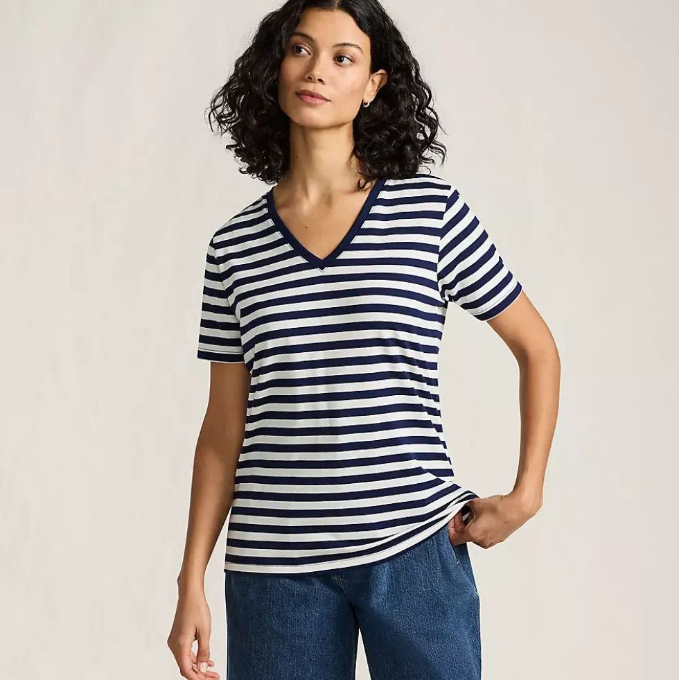 Supima Cotton V-Neck T-Shirt