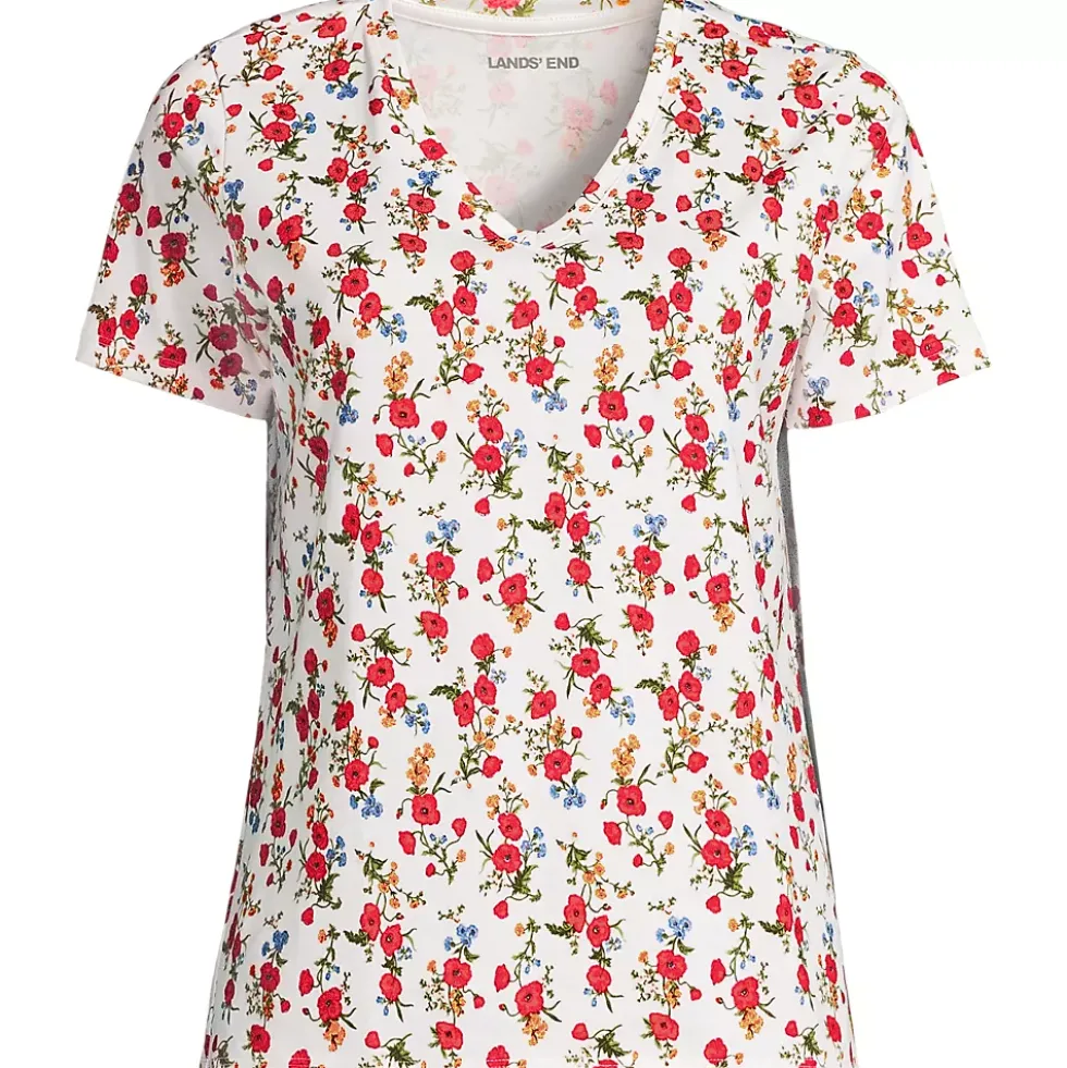Supima Cotton V-Neck T-Shirt