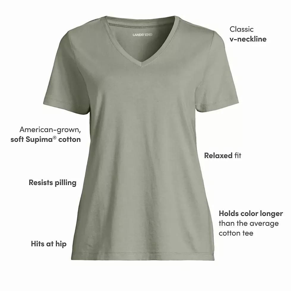 Supima Cotton V-Neck T-Shirt
