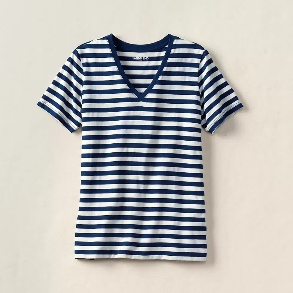 Supima Cotton V-Neck T-Shirt