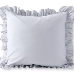 200 Thread Count Cotton Crisp and Cool Percale Ruffle Duvet Bed Cover