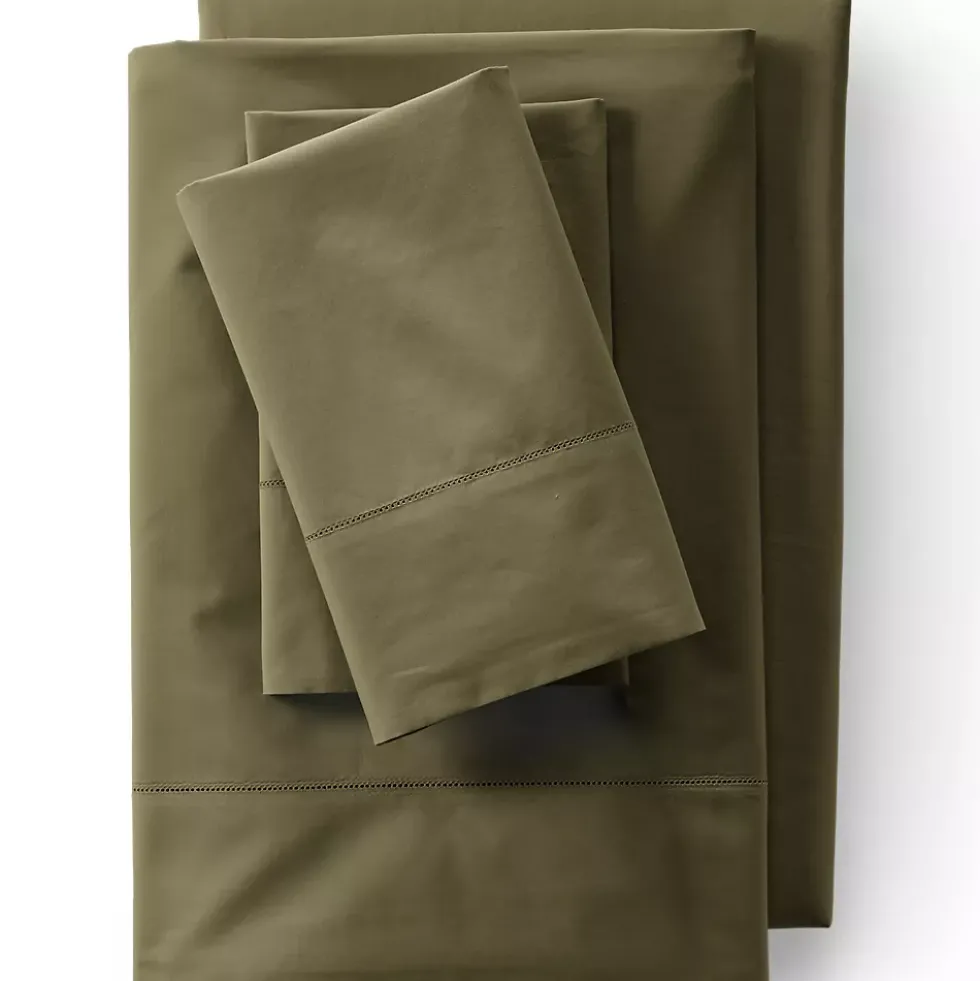 300 Thread Count Cotton Percale Bed Sheet Set