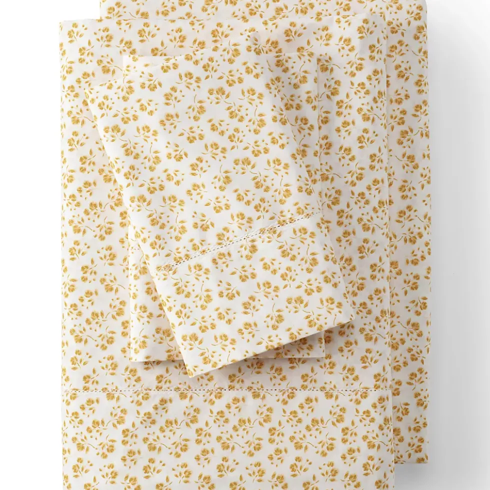 300 Thread Count Cotton Smooth Percale Bed Sheet Set
