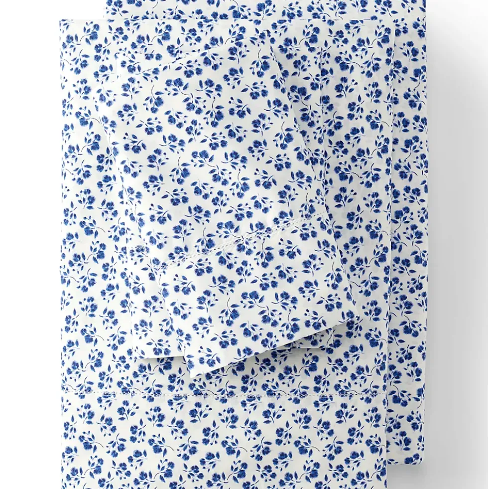 300 Thread Count Cotton Smooth Percale Bed Sheet Set