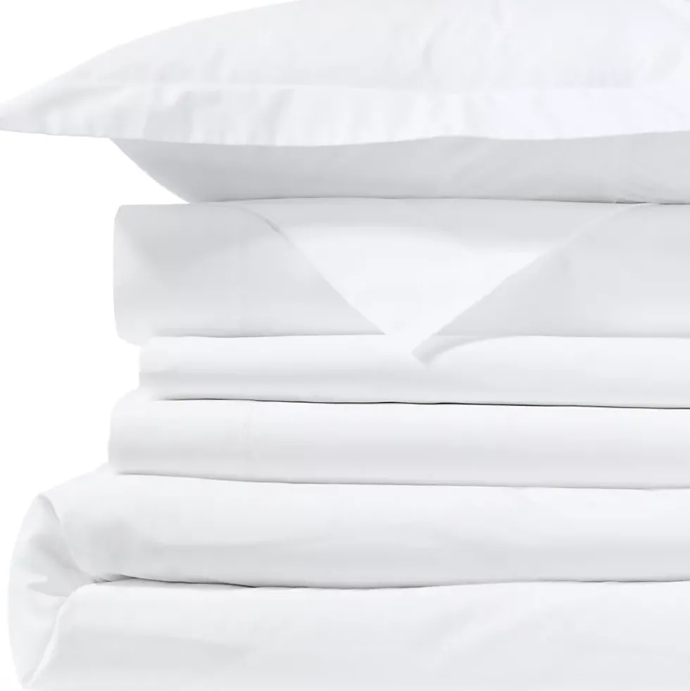 300 Thread Count Cotton Smooth Percale Duvet Bed Cover