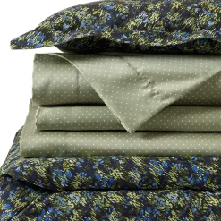 300 Thread Count Cotton Smooth Percale Printed Comforter