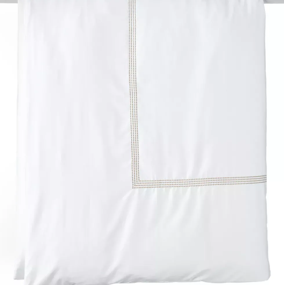400 Thread Count Premium Supima Cotton No Iron Sateen Embroidered Duvet Bed Cover