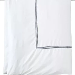 400 Thread Count Premium Supima Cotton No Iron Sateen Embroidered Duvet Bed Cover