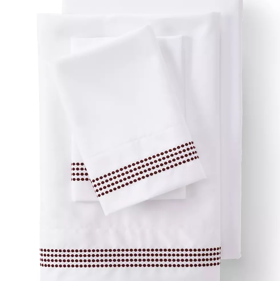 400 Thread Count Sateen Embroidered Sheets