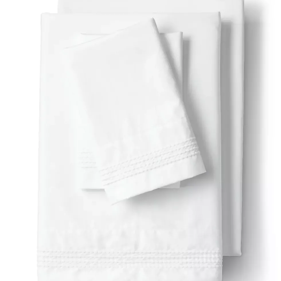 400 Thread Count Sateen Embroidered Sheets