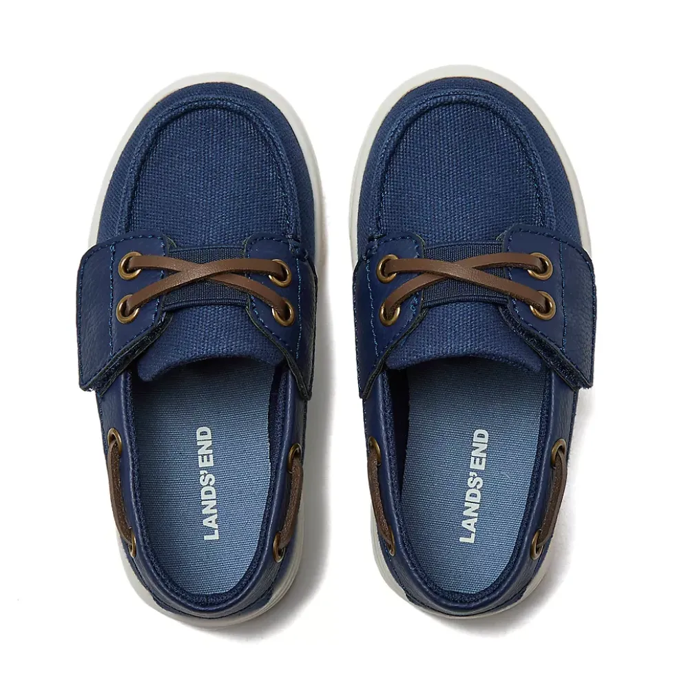 Toddlers Canvas Easy On Boat Shoes