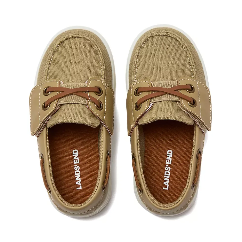 Toddlers Canvas Easy On Boat Shoes