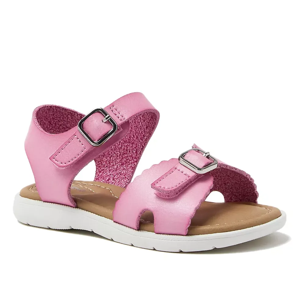 Toddlers Easy On Scalloped Sandals