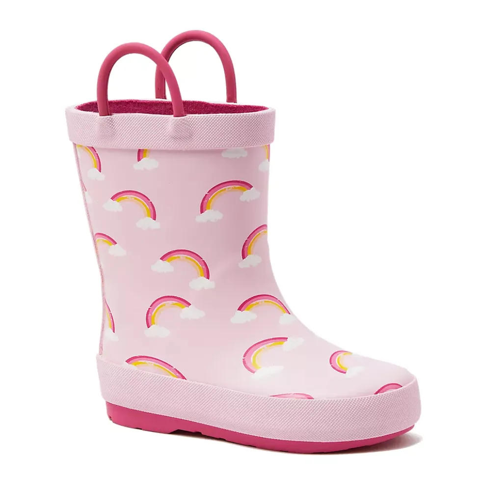 Toddlers Pull On Splash Rubber Rain Boots