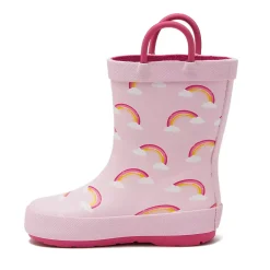 Toddlers Pull On Splash Rubber Rain Boots
