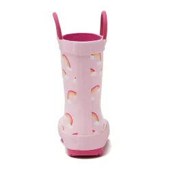Toddlers Pull On Splash Rubber Rain Boots