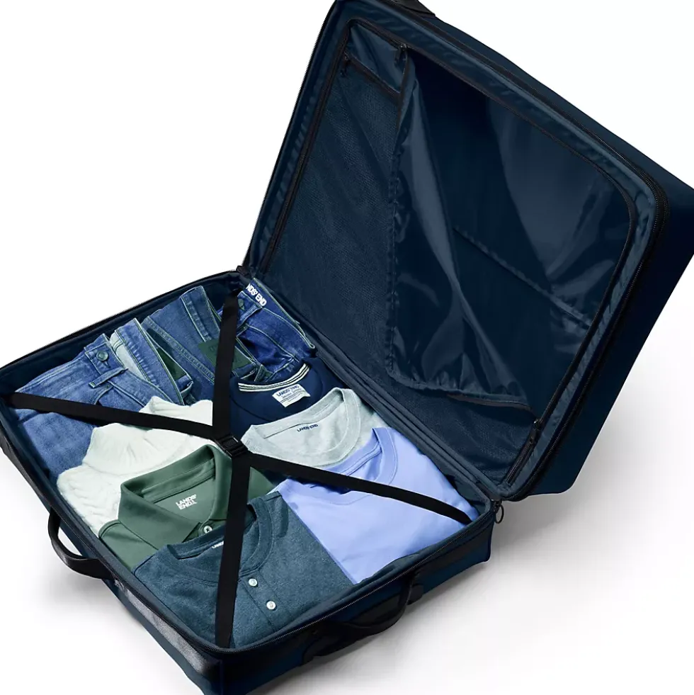 Travel Checked Rolling Luggage Bag