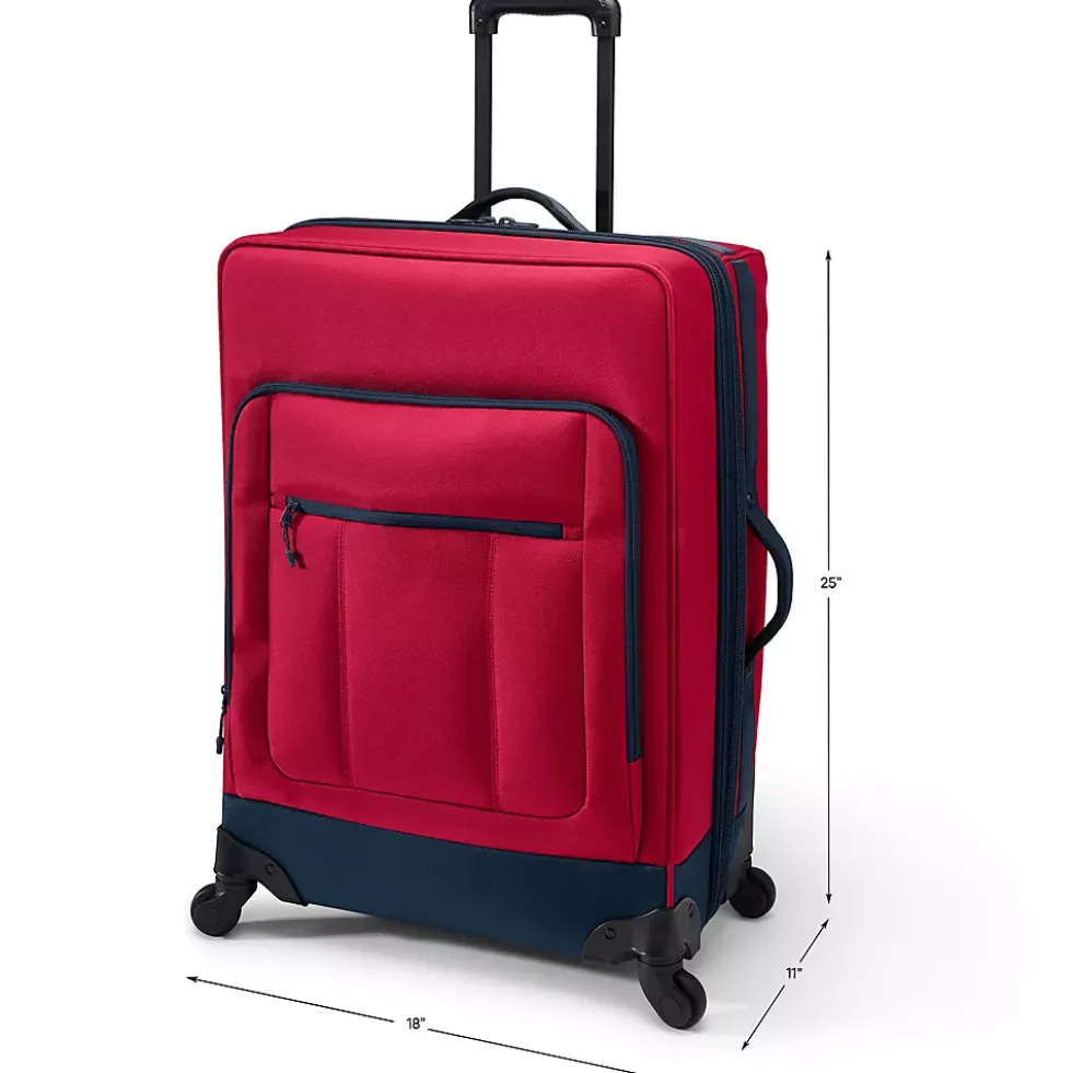 Travel Checked Rolling Luggage Bag