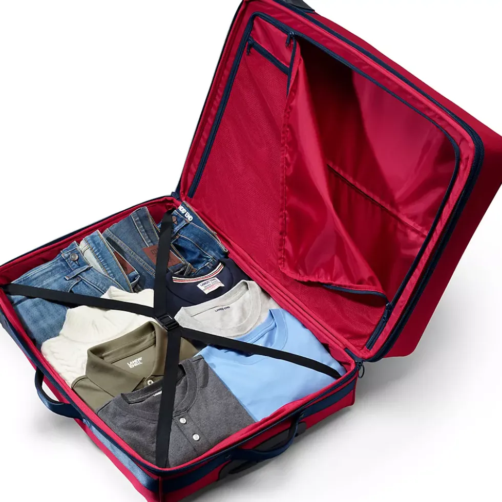 Travel Checked Rolling Luggage Bag