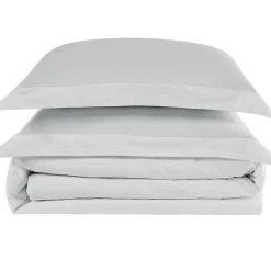 Truly Calm Silver Cool Cotton Duvet Cover Set