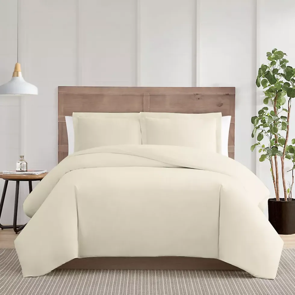 Truly Calm Silver Cool Cotton Duvet Cover Set